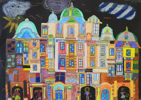 A városi táborokban készült alkotásokból nyílt kiállítás a Vörösmartyban